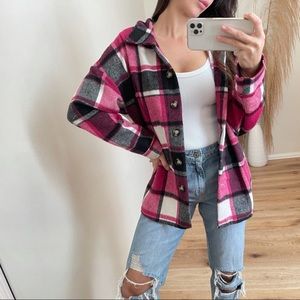 Be True Plaid Flannel Shacket